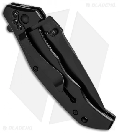 Schrade Folding Knife Black Coated Steel (3.25" Black Plain) SCH309 4 Schrade Folding Knife Black Coated Steel (3.25" Black Plain) SCH309 - Image 2