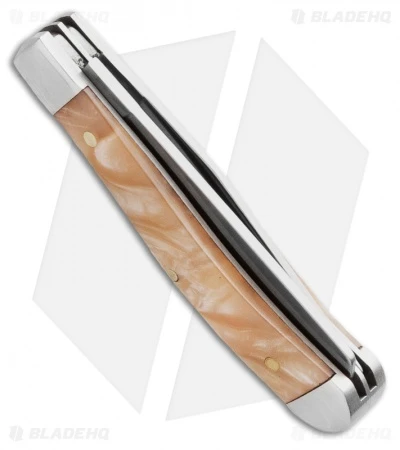 Imperial Small Trapper Knife 2.75" Pink Swirl Acrylic IMP18PT 4 Imperial Small Trapper Knife 2.75" Pink Swirl Acrylic IMP18PT - Image 2