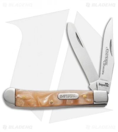 Imperial Small Trapper Knife 2.75" Pink Swirl Acrylic IMP18PT 3 Imperial Small Trapper Knife 2.75" Pink Swirl Acrylic IMP18PT