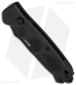 Schrade Extreme Survival Spear Point Automatic Knife (3.25" Black Serr) SC60BS -Schrade schrade sc60bs bottom cm