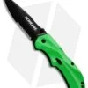 Schrade Small Clip Point Spring Assist Knife Green (2.5" Black Serr) SCHA7SMGRS 2 Schrade Small Clip Point Spring Assist Knife Green (2.5" Black Serr) SCHA7SMGRS -Schrade schrade scga7smgrs