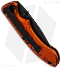 Schrade Liner Lock Knife Orange (2.5" Black) SCH107ALOR 5 Schrade Liner Lock Knife Orange (2.5" Black) SCH107ALOR -Schrade schrade sch107alor side cm