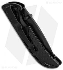 Schrade Liner Lock Knife Black (3" Black) SCH212 -Schrade schrade sch212 side cm