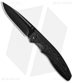 Schrade Liner Lock Knife Black (3.375" Black) SCH216