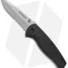 Schrade Folding Knife Black Folding Knife (3.375" Bead Blast Serr) SCH403S 1 Schrade Folding Knife Black Folding Knife (3.375" Bead Blast Serr) SCH403S -Schrade schrade sch403s serrated carbon fiber