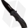 Schrade SCHA7B Clip Point Spring Assisted Knife (3.25" Black Plain) -Schrade schrade scha7b