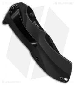 Schrade SCHA7B Clip Point Spring Assisted Knife (3.25" Black Plain) -Schrade schrade scha7b side