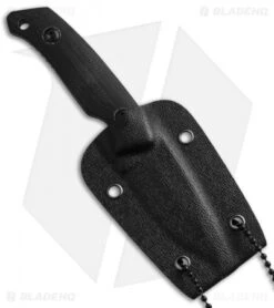 Schrade Mini Drop Point Neck Knife (2" Black SW) SCHF13SM -Schrade schrade schf13sm sheath jm