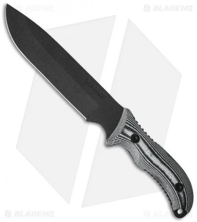 Schrade Extreme Survival Large Fixed Blade Knife Micarta (7" Black) SCHF37M 3 Schrade Extreme Survival Large Fixed Blade Knife Micarta (7" Black) SCHF37M