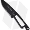 Schrade Extreme Survival Neck Knife (3.1" Black Serr) SCHF5SN -Schrade schrade schf5sn serr fixed