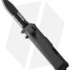 Schrade Viper OTF Assisted Knife Black (3.375" Black Serr) SCHOTF8BS -Schrade schrade schotf8bs cm