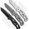 Smith & Wesson 3 Piece Utility Knife Set (Black/Gray/Bead Blast) 1085964 -Schrade smith and wesson 3 piece utility set black gray bb BHQ 89451 jr