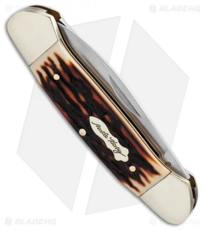 Schrade Uncle Henry Large Canoe Knife 3.675" Staglon 11UH 4 Schrade Uncle Henry Large Canoe Knife 3.675" Staglon 11UH - Image 2